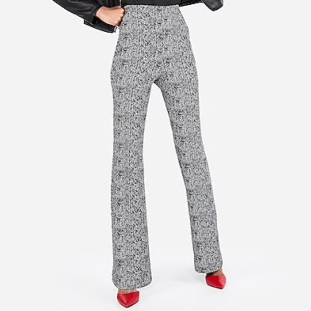 Express super high rise stretch wide leg pants